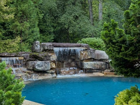 Resort living at it's best! This magical oasis is totally private